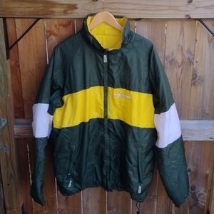 Vintage Foursquare Snowboarding Reversible Bubble Jacket